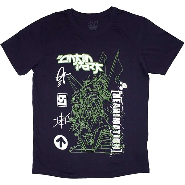 Linkin Park Men's Meteora Drip Collage T-Shirt Black Small