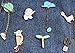 Enamel Pin Set Pins for Backpacks Cute Enamel Lapel Pin Sets Carton Animal Brooch Pin (Parrot in Forest Set of 7)