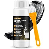 Liquid Rubber Tool Dip Coating, Black, Waterproof and Slip Resistant | Flexible liquid rubber adds a waterproof, slip-resistant grip to tool handles, metal and cables for DIY repairs.