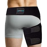 Bodymate Adjustable Hip Brace - Sciatica Pain Relief Belt for Men and Women | Sacroiliac Support for Sciatic Nerve Pain, Groin, Hamstring, Joints, Pulled Muscles, Hip Arthritis (Medium, Hip 32-44 Inches)