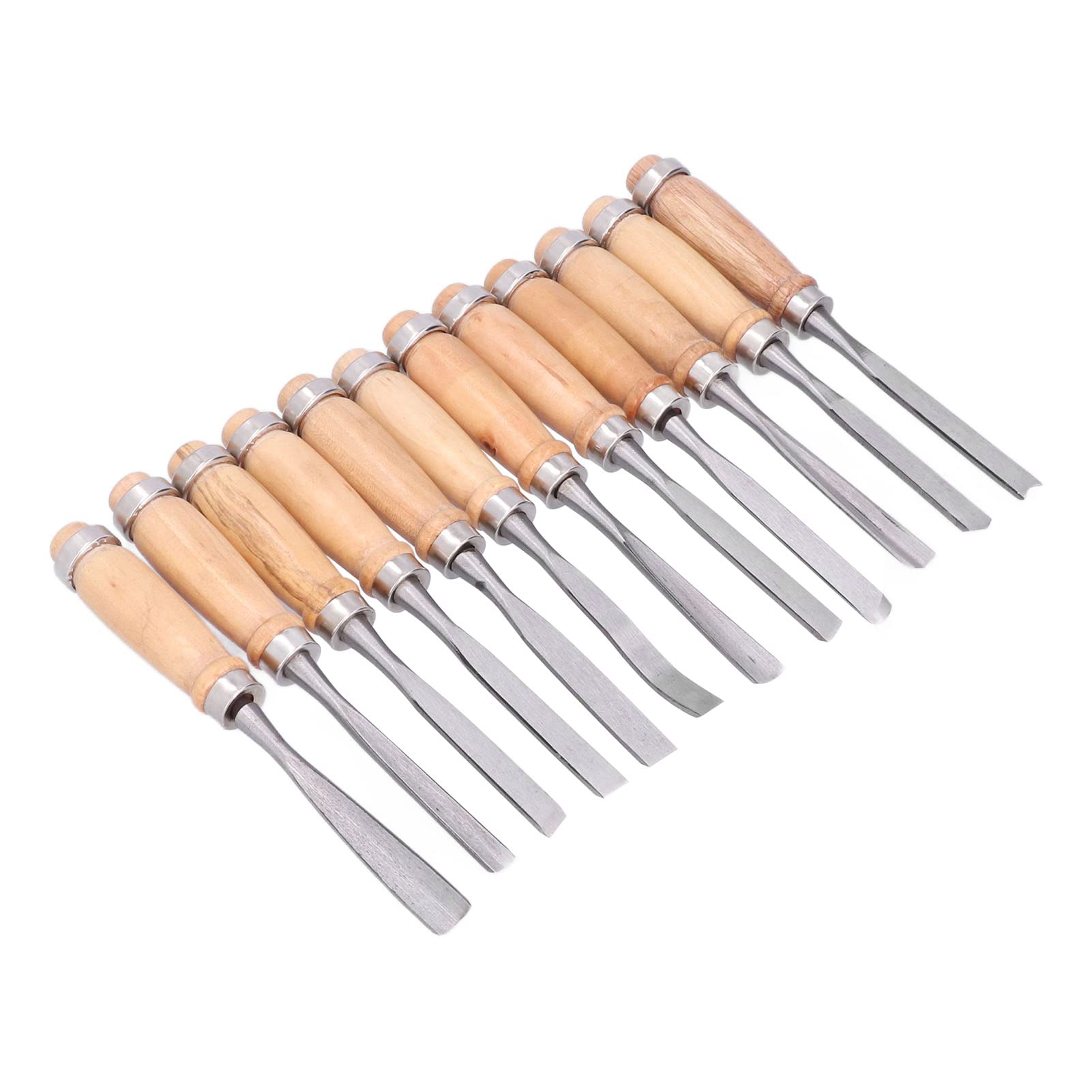 Wood Groove Parting Tools, HSS Wood Turning Chisel Set Modeling Professional Cutting for Grinder for Carpenter for Hardwood for Lathe