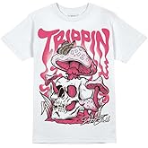 DopeSkill Graphic Tee Streetwear Hip Hop Hypebeast Street Style Unisex T-Shirt Sneaker Colour Matching Shirts Horror Skull