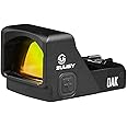 Zulisy Oak 3 MOA Red Dot Open Reflex Sight, for RMR/SRO/507C/407C Footprint Full-Sized Pistol/Adapter Plate, DDRC 1x24mm Lens Shake to Awake Compact Optics with Picatinny Rail M1913 Rifle Mount