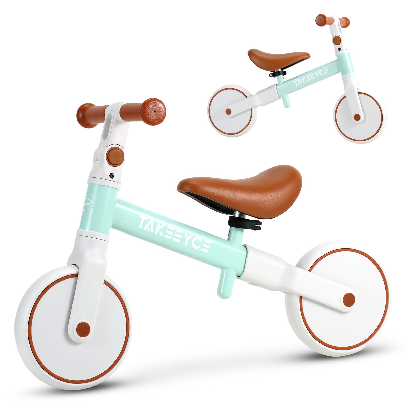Photo 1 of Takeeyce Toddler Balance Bike Toys for 2 Year Old Boys Girls, Baby Balance Bike with Adjustable Seat & Handlebar, No-Pedal Training Bike, Pre-School First Riding on Toys, Best Birthday Gifts for Kids