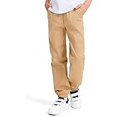 KEREDA Boys Uniform Pants Twill Pull On Jogger Pants for Boys School Clothes with Pockets