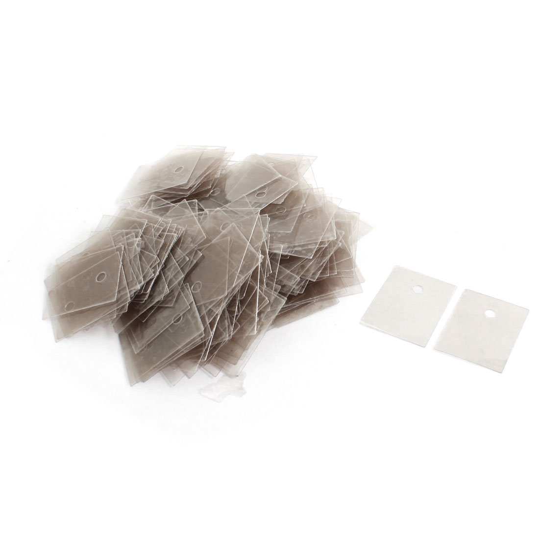 Sourcingmap Repair Parts Mica Insulator Sheets 22mmx28mmx0.09mm 300Pcs