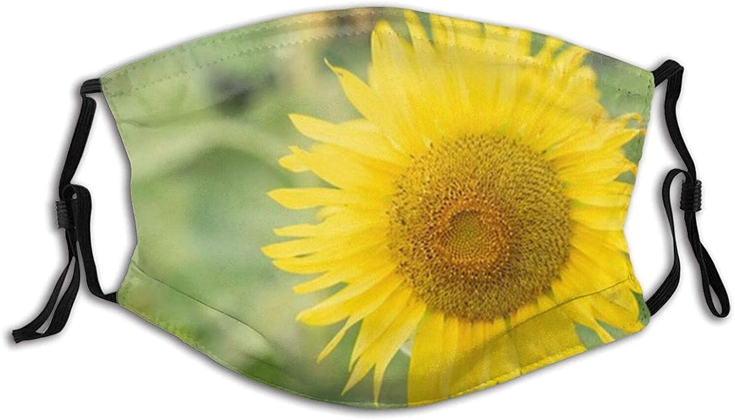Sunflower Face Mask Adult Adjustable Face Cover Reusable Earloop