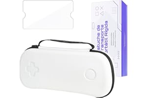 【Carry Case+Screen Protector】 Hard Case Compatible with PlayStation Portal, Carrying Case for PS5 Portal and Accessories - No