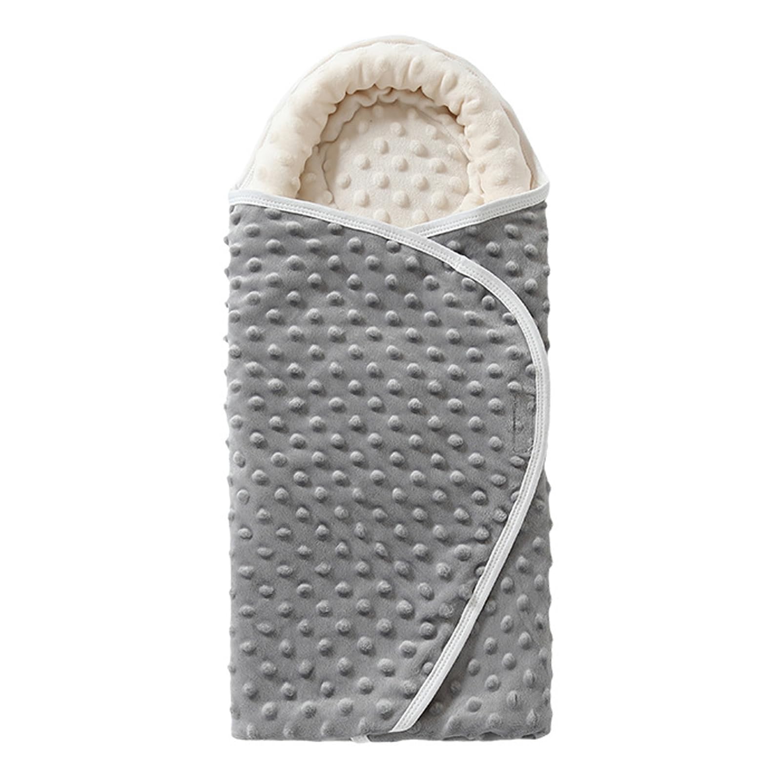 Asnewkit Swaddle Blanket for Newborns,Newborn Sleeping Bag 0-3 months 100% Organic Cotton Baby Swaddles,Baby Wrap Blanket,Swaddles for Newborn (Beige Grey)