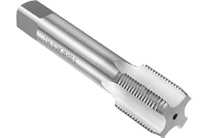 uxcell Hand Plug Tap 1"-1/4-12 UNF 2B Left Hand Thread Plug Style Taps Straight Flute Screw Tapping Threading Tool High Speed