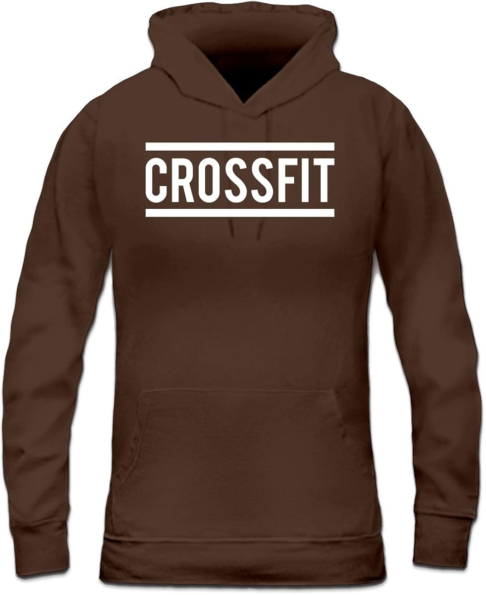 Shirtcity Crossfit Women's Hoodie S Brown Amazon.ca Clothing