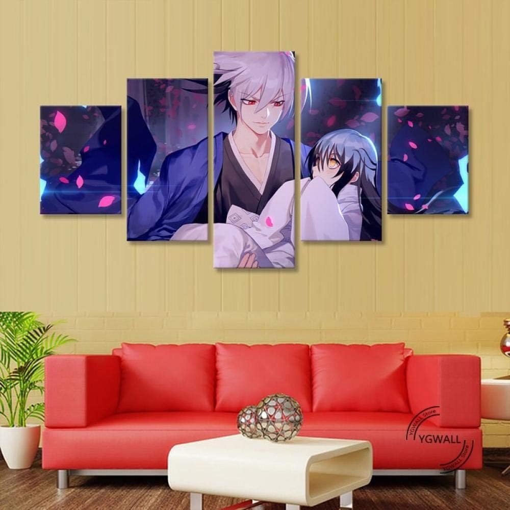 Amazon Co Jp ぬらりひょんの孫陸王ぬらと及川つらら絵画装飾5ピース写真プリントポスター10x15 10x 10x25cmフレームなし ホーム キッチン