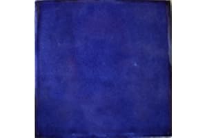 FINE CRAFTS & IMPORTS 3x3 16 pcs Cobalt Blue Talavera Mexican Tile