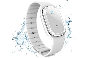 POFEIYA 2026 New Pro Bracelet Kids Adults USB Rechargeable Waterproof Wristbands Bracelet for Indoor Outdoor (White)
