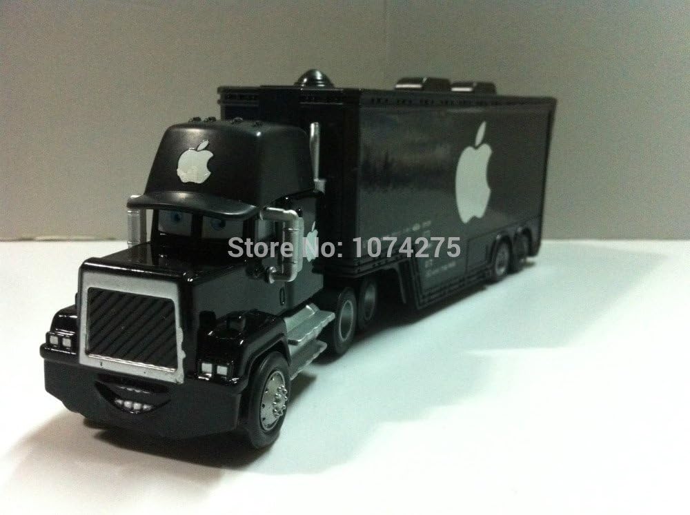 Pixar Cars Diecast Mack Uncle Truck "Black Apple" Metal Toy Car
