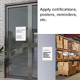 HLIWS A4 Self-Adhesive Vertical Card Sleeves 6 Pack Waterproof PVC Pockets view 5