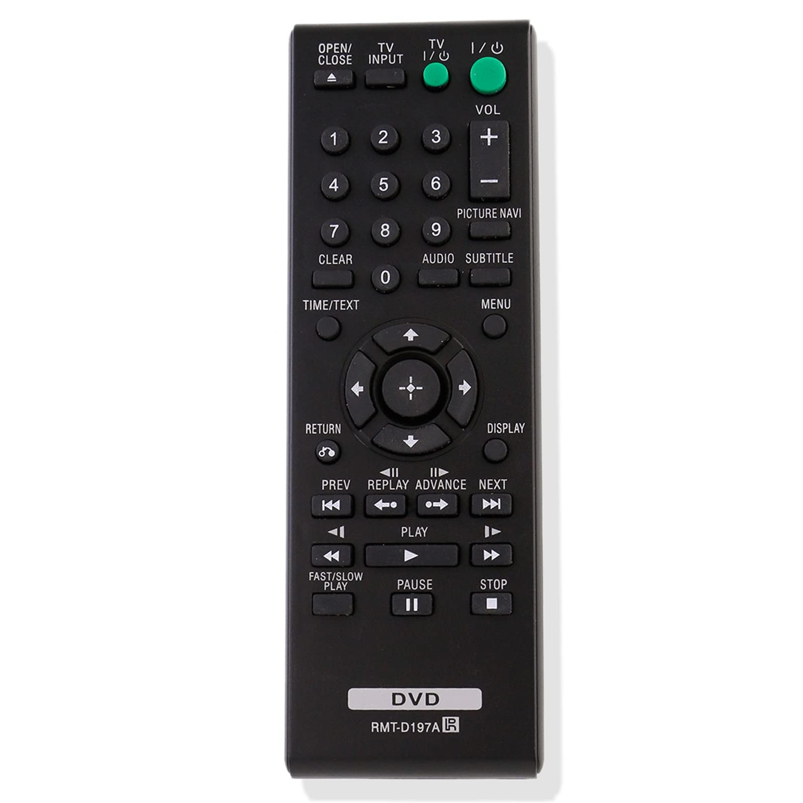 VINABTY RMT-D197A RMT-D197P Remote Control Replaced Compatible with Sony DVD Player Home Theater DVP-SR310P DVP-SR320 DVP-SR405P DVPSR310P DVP-SR210P DVP-SR120 DVP-SR201P DVP-SR750HP