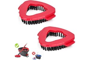 WEZCHUGHAOL Spin Mop Head Replacement Base Scrub Brush Mop Head for Ocedar 1 Tank System, O Ceda Shower Floor Scrubber, Brist