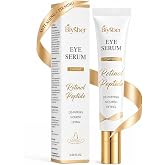 Under Eye Serum for Dark Circles : Caffeine Eye Serum for Puffiness, Fine Lines and Wrinkles, Retinol Peptide Hydrating Daily Eye Care for Women