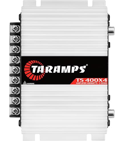 Amazon.com: TARAMPS TRIO400 400 Trio Class D Amplifier 2-ohm 400W