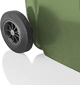Storm Trading Group Green 240 Litre Wheelie Bin with Rubber Wheels & Lid view 2