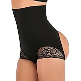 FLORATA Thong Shapewear Tummy Control Underwear for Women Seamless Body Shaper High Waist Butt Lifting Panties
