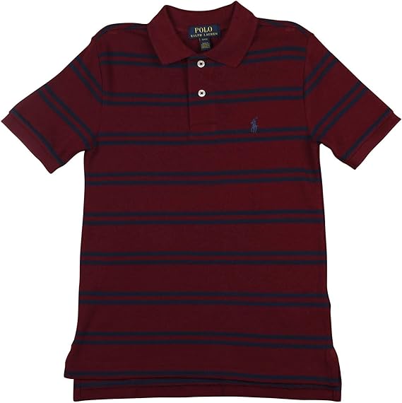 boys red striped shirt