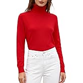 DAIMIDY Turtleneck Sweaters for Women Long Sleeve Knit Pullover Sweater Top Fall Winter Fashion Outfits