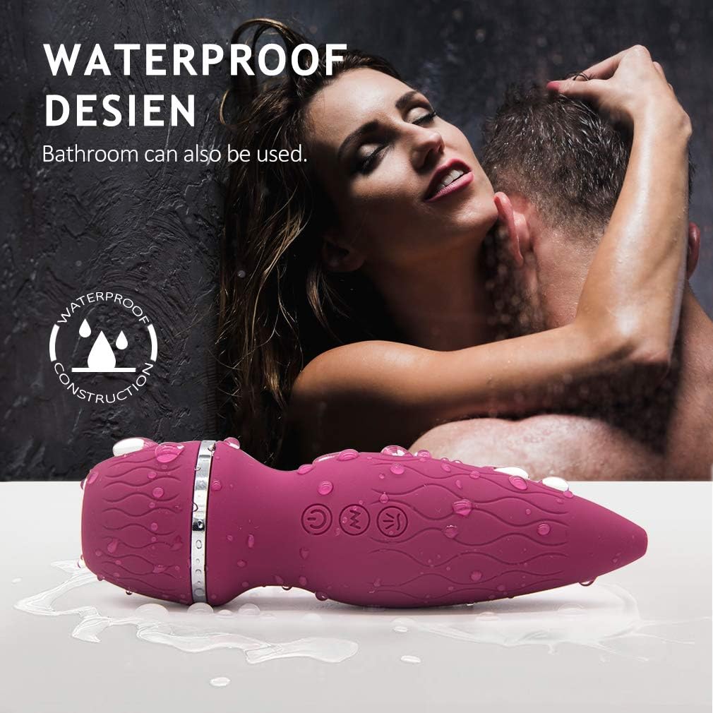 Handsfree Vibrating Stimulator Toy Simulator Wearable Toys for Women Panties Couple Love Stimulation Strong Patterns USB Rechargeable Waterproof Wand for Sore Back Foot Neck Privacy