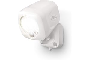 Ring Smart Lighting – Spotlight, Battery-Powered, Outdoor Motion-Sensor Security Light, White (Bridge required)
