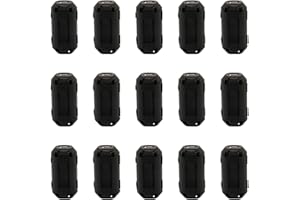RAOGOODCX 15Pcs 3.5mm Clip-on Ferrite Ring Core RFI EMI Noise Suppressor Cable Clip for Telephones Tvs Speakers Radio Audio Equipment Noise Suppressor Video Cable Power Cord