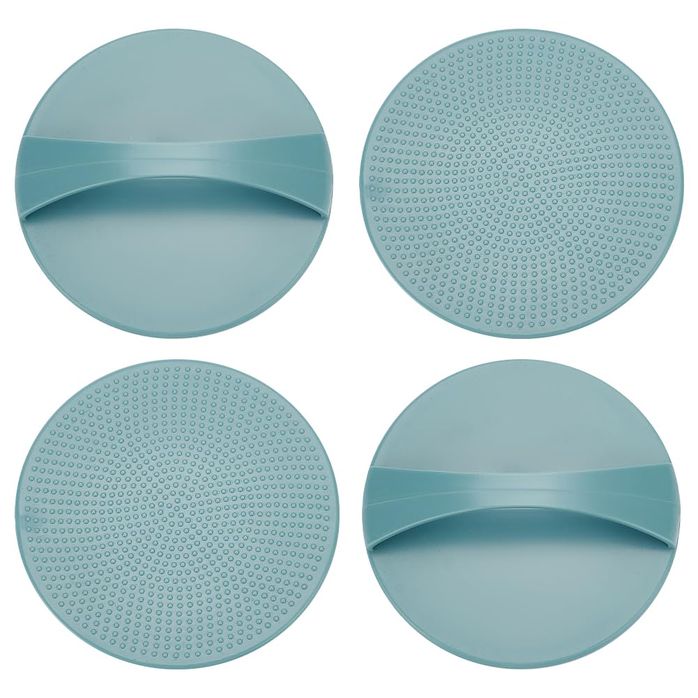 PLIGREAT 4 Pcs Wet Felting Tool Versatile Fulling Block, Felt Making Tool Wet Felting Board Washboard Felt Blocking Board for Working on Seams, Flat Felts, Hat & Slipper Shaping