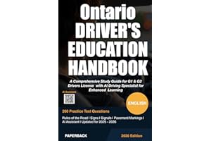 Ontario's Drivers Education handbook 2025: A Comprehensive Study Guide for G1 & G2 Automotive License