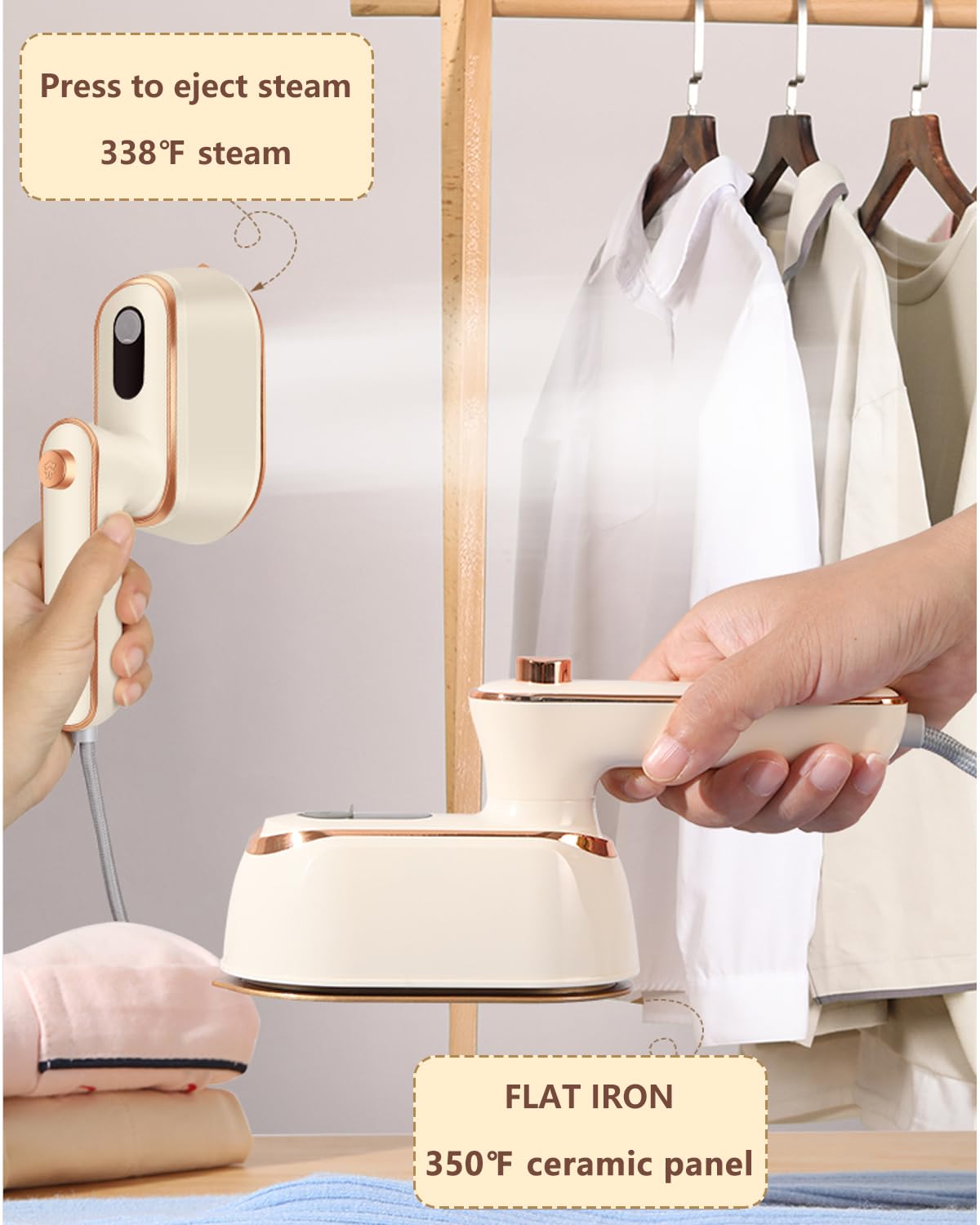 1000w mini steam iron
