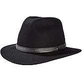 Tilley Montana Fedora, Black, 7.625
