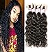 Beauty Forever Hair Brazilian Natural Wave Virgin Hair Weave 3 Bundles 100% Unprocessed Human Hair Extensions Natural Color (16 18 20)