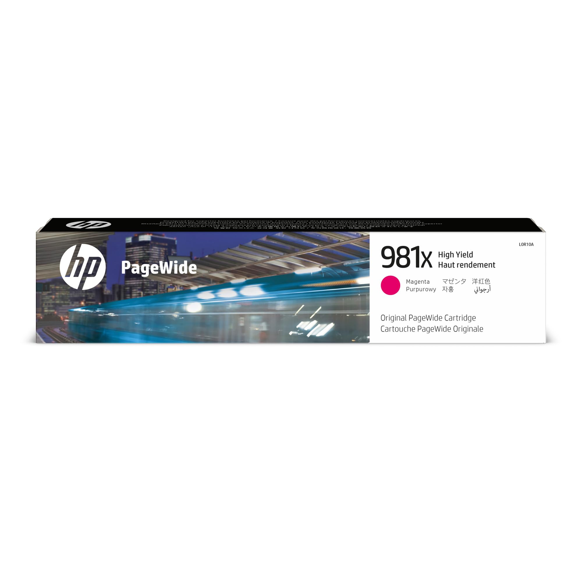HP L0R10A 981X High Yield Original PageWide Cartridge, Magenta, Single Pack