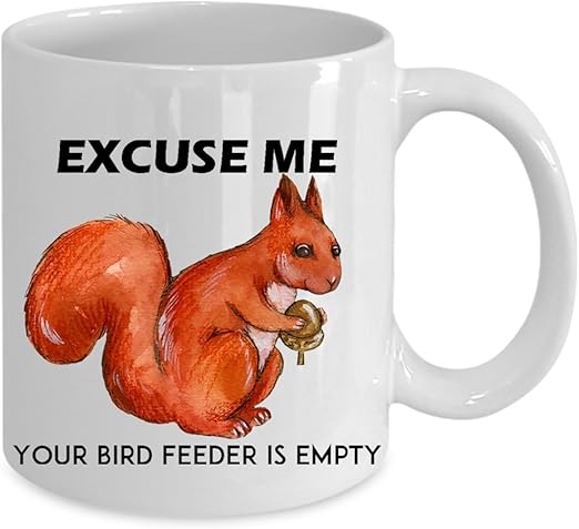 Amazon Com Excuse Me Your Bird Feeder Is Empty Funny Birthday