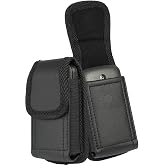Flip Phone Case,Magnetic Closure PU Leather Elastic Wallet Loop Phone Case | Pouch Holster Design with Belt Clip Case for Alcatel Go Flip V, MyFlip, TCL Flip 4/3, Blu Cingular Flex 2,Nokia 2760 2780