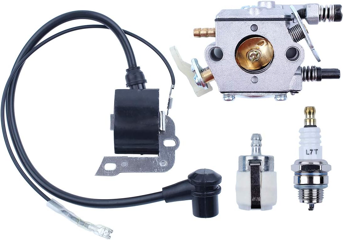 Haishine Kit de bougies dallumage pour bobine dallumage de carburateur pour Husqvarna 50 51 55