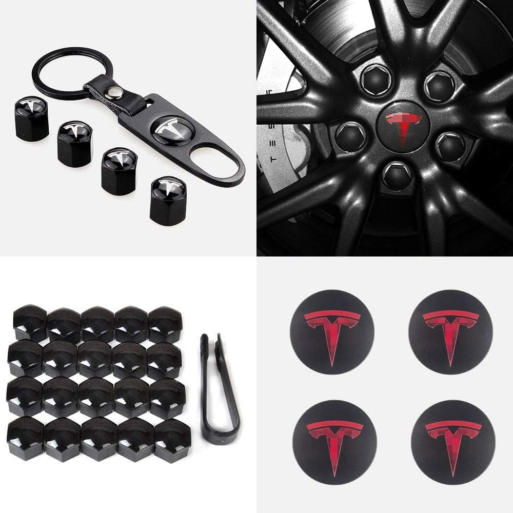 25 pieces Compatible with Tesla Model S/3/X Tesla Model 3 Aero Wheel