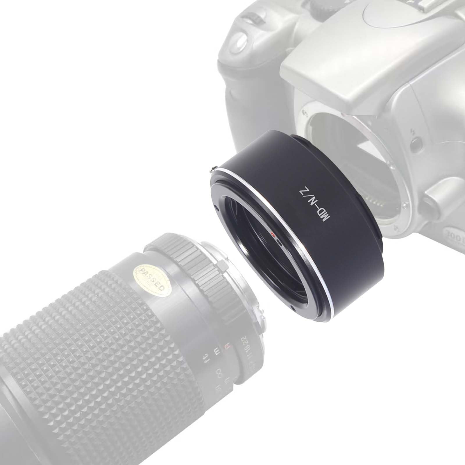 MD-Niko Z Lens Adapter Ring for Minolta MD MC Rokkor Lens Compatible with Nikon Z 7 and for Nikon Z 6 Mirrorless Full Frame Camera, MD to Niko Z Lens Adapter