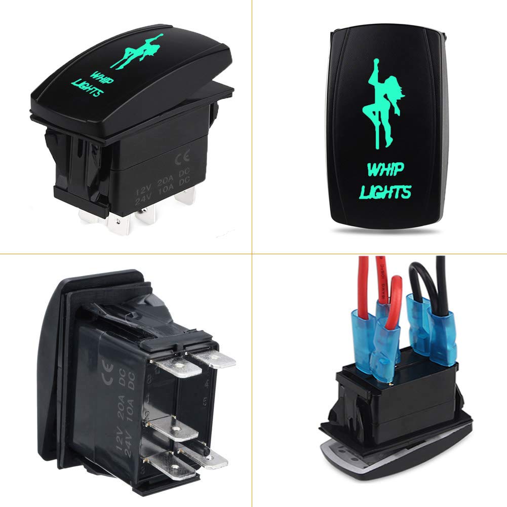 Youngneer Rocker Switch Kit for Polaris Ranger RZR Winch UTV Boat Light