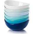 Sweese 4 Inch Porcelain Small 4 oz Bowls for Sauce | Charcuterie | Dipping | Snack | Condiment | Side Dishes Set of 6 - Microwave, Dishwasher and Oven Safe - Cool Assorted Color
