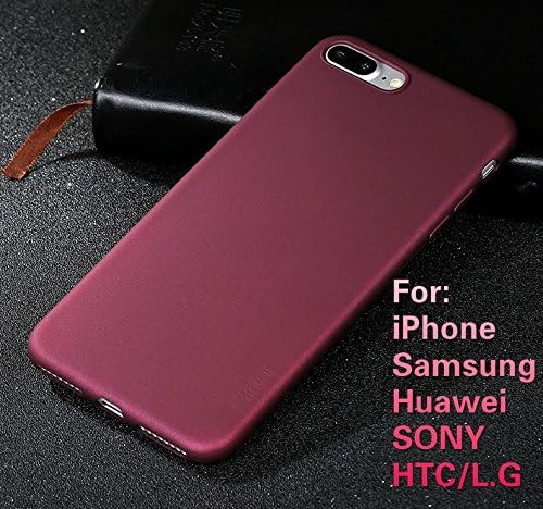 Soft TPU Phonecase for iPhone7 7plus 6s 6sPlus 6 6plus iPhone5s 5 SE Suamsong Galaxy S7 S6 S7edge HUAWEI P9 P8 P9plus Wine red Huawei Ascend Mate 8