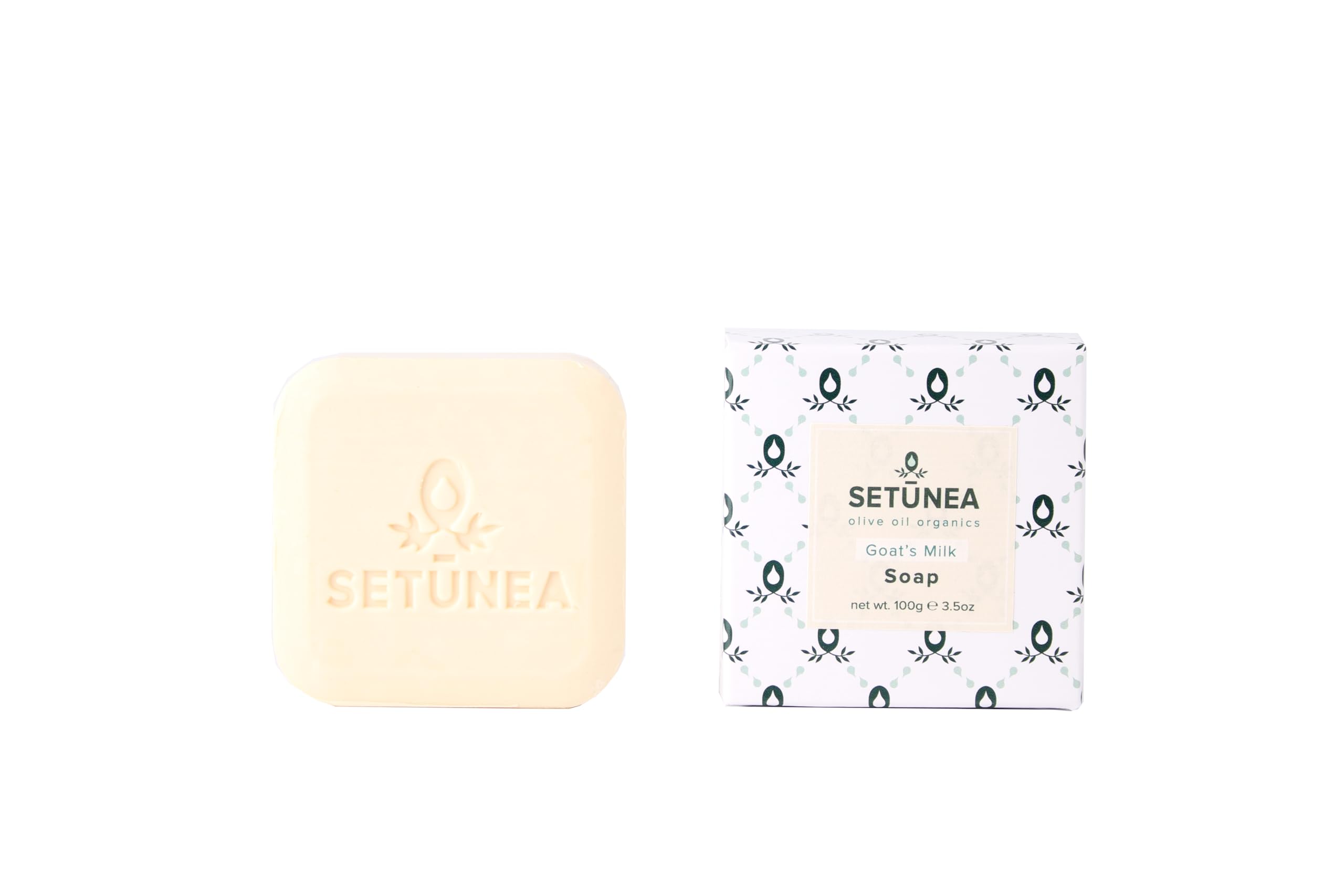 Setunea Organic Olive Oil and Goat's Milk Soap Bar 2 x 100g