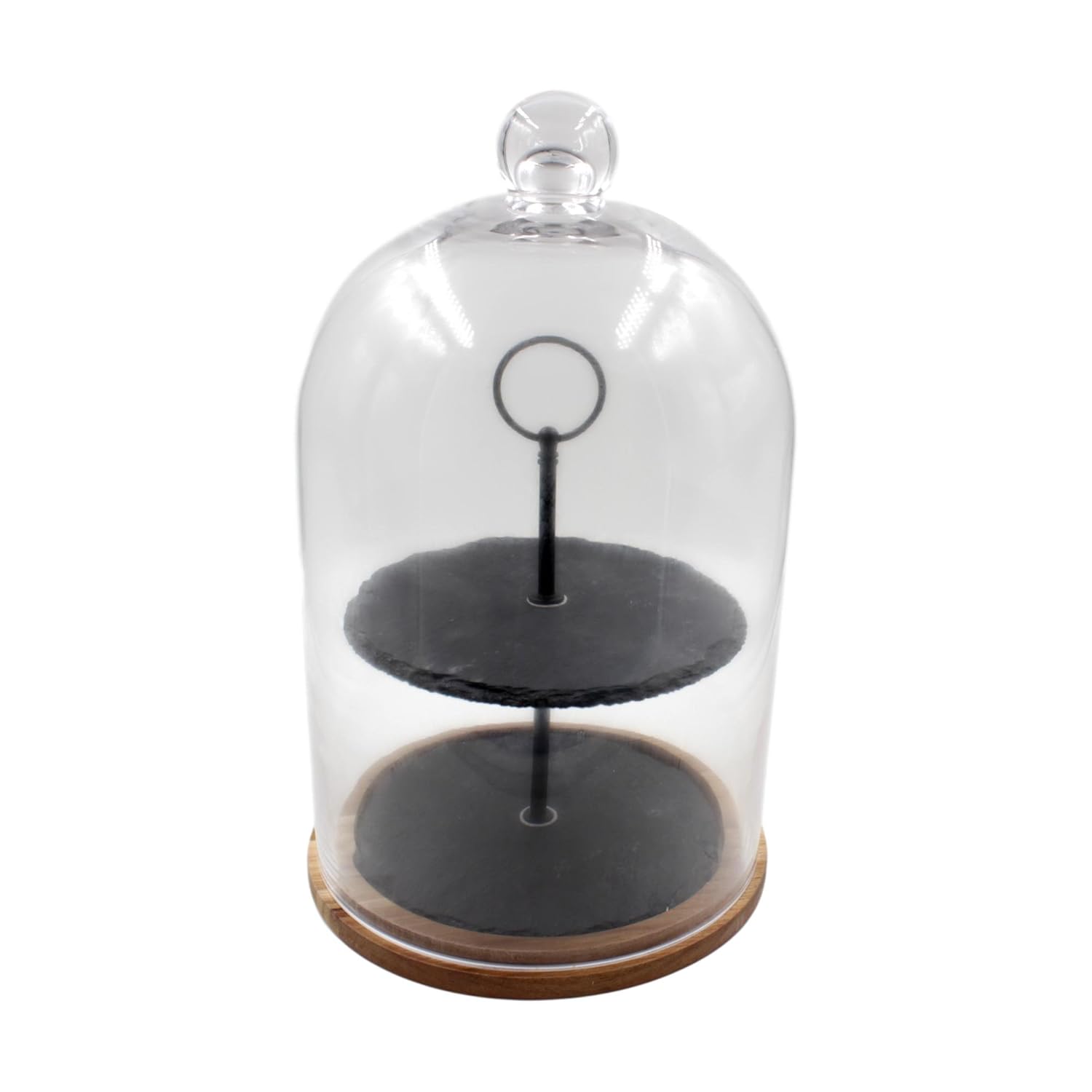 Slate Cake Stand With Dome Amazon.co.uk Kitchen & Home