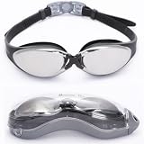 Lunettes De Natation CRESSI Cobra - Verres Fumés, Silicium Crystal, Anti-Buée Et UV, Taille Unique