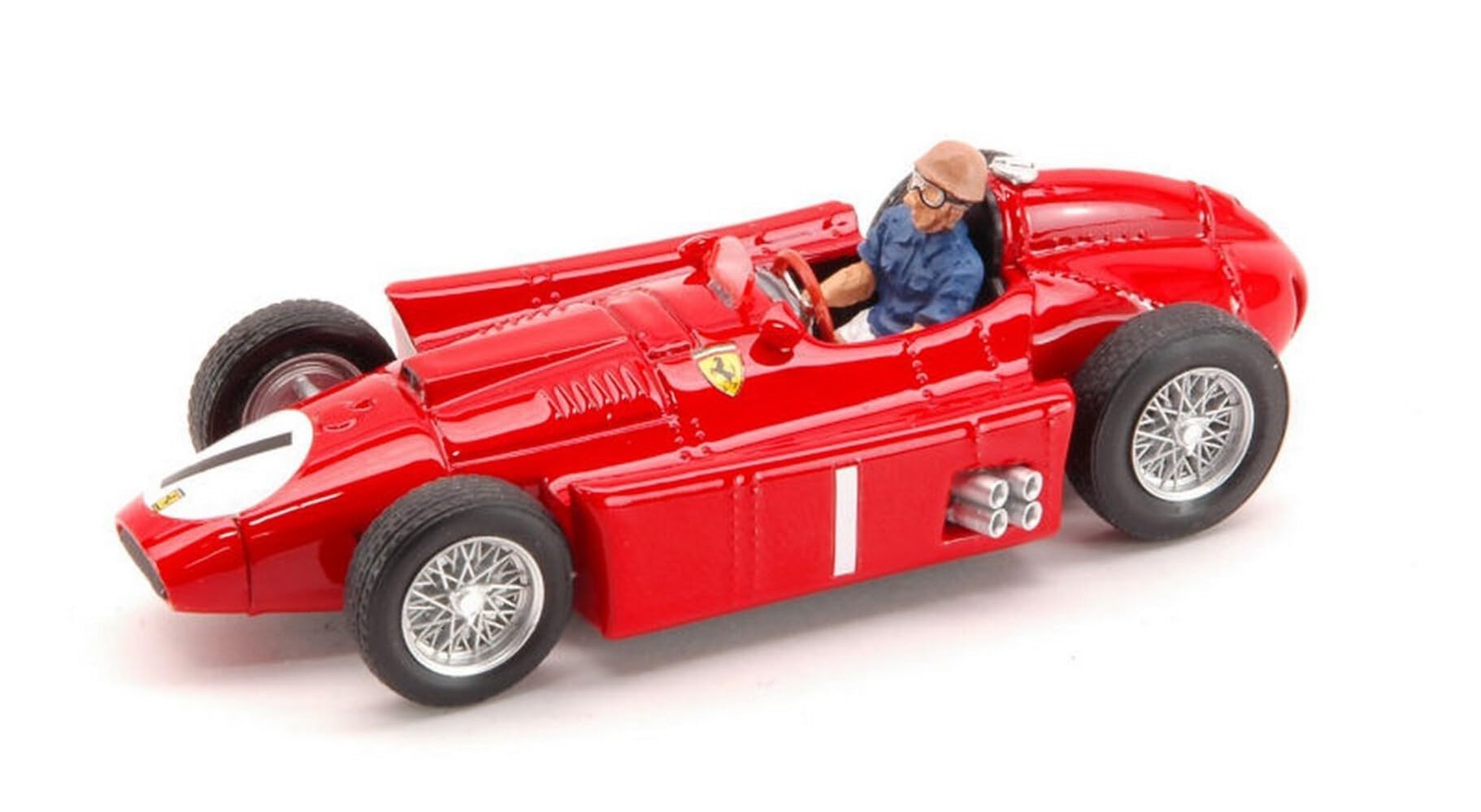 Brumm – R076-CH – Ferrari Lancia D 50 – Winner British GP 1956 – 1/43 Scale – Red