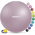 APEXUP Yoga & Pilates Ball - Anti Slip Heavy Duty Gym Ball for Fitness, Balance & Core Workout